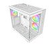 кутия KING 65 Pro, Dual Chamber Mid-tower Case, 3 ARGB Fans, White