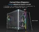 кутия KING 95 Pro, Dual Chamber Mid-tower Case, 6 ARGB Fans, 2 Front Panels, Black