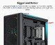 SKY TWO GX, Mid-tower Case, TG, 3x140mm ARGB Fans, Black