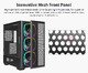 SKY TWO GX, Mid-tower Case, TG, 3x140mm ARGB Fans, Black