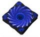 Fan 120mm - 15 BLUE LED lights - MAKKI-FAN120-15BL