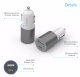 Charger Car 12V-24V - TYPE C + USB silver - UCF-2U