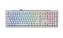 професионална геймърска механична клавиатура Professional Gaming Mechanical Keyboard One X Wireless White - Ducky AI Switches [Linear]