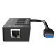 хъб USB3.0 HUB 4 port + LAN - HR01-U3