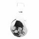 Headphones 17064B - White - Skulls