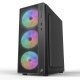 компютърна кутия със захранване Gaming Case ATX - A7 RGB - included 500W PSU, 4 Fans