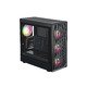 кутия Case ATX - AU8 Black - 4 x 140 mm A-RGB fans included, USB-C