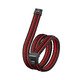 Custom Sleeved Modding Cable Black/Red - PCIe 5.0 12VHPWR M/M - FM2-B-BR