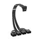 удължителен кабел Custom Sleeved Modding Cable Black - 4 x PCIe 8-pin to 12VHPWR - FM4-B-BK