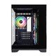 кутия Case mATX - MV6-TP Black - 3 fans included