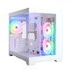 кутия Case mATX - MV6-TP White - 3 fans included