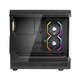 Case ATX - PB8 Black - 3 x 120 mm A-RGB fans included, USB-C