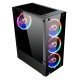 Case ATX - Fire Dancing V2-A RGB - 4 fans included