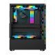 Case ATX - Fire Dancing V2-A RGB - 4 fans included