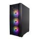 Case ATX - Fire Dancing V4 RGB - 4 fans included