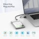 външна кутия за диск Storage - Case - 2.5 inch USB3.0, UASP, black - 2129U3-CR
