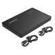Storage - Case - 2.5 inch TYPE C Gen2, UASP, black - 2588C3-G2-BK