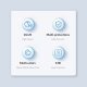 кутия за диск Storage - Case - 2.5 inch USB3.0 WHITE - 25PW1-U3-WH