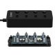 USB3.0 HUB 4 port black, 4 On/Off buttons - W9PH4-U3-BK