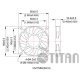 Fan 60x60x10 TFD-6010L12Z Z-Axis