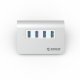 хъб USB3.0 HUB 4 port Aluminium - M3H4