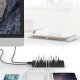 USB 10-port HUB with power adapter -  P10-U2-V1-EU-BK