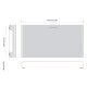Monitor stand aluminuim, silver - KCS1-SV