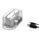 докинг станция Storage - HDD/SSD Dock - 2.5 and 3.5 inch USB3.0, transparent - 6139U3-CR
