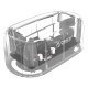 докинг станция Storage - HDD/SSD Dock - 2.5 and 3.5 inch USB3.0, transparent - 6139U3-CR