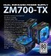Захранване PSU 700W 80+ Blue Led Fan 140mm - ZM-700TX