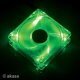 Fan 120mm Green Quiet LED AK-274CG-4GNS