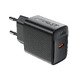 Универсално зарядно за стена Charger Wall GaN PD25W - A104 - USB-C x 1, Black