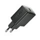 Универсално зарядно за стена Charger Wall GaN PD25W - A104 - USB-C x 1, Black