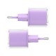 Универсално зарядно за стена Charger Wall GaN PD30W - A53 - USB-C x 1, Purple