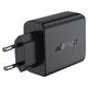 Универсално зарядно за стена Charger Wall GaN PD45W - A61 - USB-C x 2, USB-A x 2, Black