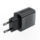 Универсално зарядно за стена Charger Wall GaN Quick Charge 18W - A90 - USB-A x 1, Black