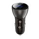 зарядно за кола Fast Charger Car PD3.0 60W - B10 - USB-C x 2, Metal, Black