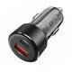 зарядно за кола Fast Charger Car PD3.0 60W - B12 - USB-C x 1, USB-A x 1, Black
