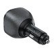 Fast Charger Car PD3.1 165W - B14 - USB-C x 2, USB-A x 1, Black