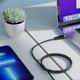 USB-C to USB-C Cable 60W MAGNETIC 1.2m - C11-03 - Black