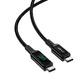 USB-C to USB-C Cable 100W 2m with digital display - C6-03 - Black