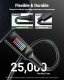 Кабел USB-C to USB-C Cable 100W 1.2m with LED display - C7-03 - Black