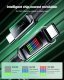 Кабел USB-C to USB-C Cable 100W 1.2m with LED display - C7-03 - Black