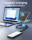 Кабел USB-C to USB-C Cable 60W Nylon Braided 1.20m  - C9-03 - Black