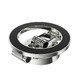 Стойка за телефон за кола Car phone holder - Metal, Magnetic Ring, 360 deg - D20 - Grey