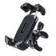 Bicycle phone holder - Anti-skid, Shock-Absorbing - D23 - Black