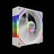 Fan Pack 3-in-1 3x120mm - AEOLUS P2-1203 White, Swappable Fan Blades (Reverse Fan Blades Included), Daisy-Chain, Infinity Mirror