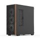 кутия Case ATX - D501A Black, Addressable RGB, Wood
