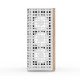 Case ATX - D501A White, Addressable RGB, Wood
