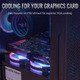 Case mATX - Trinity Mini-G-BK-v3 - 3 fans included, Tempered Glass
